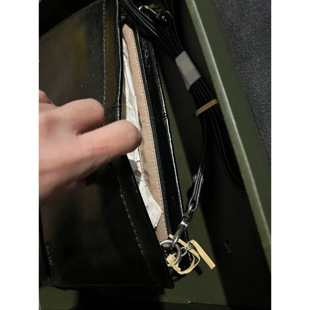 The Sak Iris Demi Crossbody & Card Wallet Gift Set Black Leather
